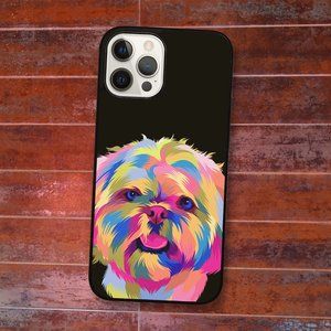 Pop Art Shih Tzu Cute Puppy Gift Men Women Dog Lover iPhone Case